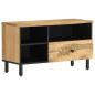 Preview: ARDEBO.de - TV-Schrank 80x33x46 cm Massivholz Mango