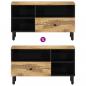 Preview: TV-Schrank 80x33x46 cm Massivholz Mango