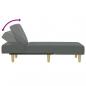 Preview: Chaiselongue Dunkelgrau Stoff