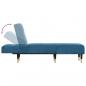 Preview: Chaiselongue Blau Samt