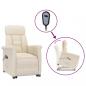 Preview: Massagesessel Elektrisch Beige Mikrofaser