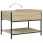 Preview: Couchtisch Sonoma-Eiche 70x50x50 cm Holzwerkstoff und Metall