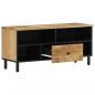 Preview: TV-Schrank 100x33x46 cm Massivholz Mango