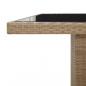 Preview: 9-tlg. Garten-Essgruppe mit Kissen Beige Poly Rattan