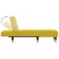 Preview: Chaiselongue Gelb Samt