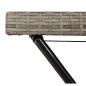 Preview: Tabletttisch Klappbar Grau 65x40x75 cm Poly Rattan