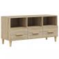 Preview: TV-Schrank Sonoma-Eiche 102x36x50 cm Holzwerkstoff