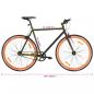 Preview: Fahrrad mit Festem Gang Schwarz und Orange 700c 51 cm