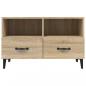 Preview: TV-Schrank Sonoma-Eiche 80x36x50 cm Holzwerkstoff