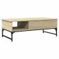 Preview: Couchtisch Sonoma-Eiche 100x50x35 cm Holzwerkstoff und Metall