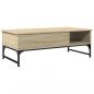 Preview: Couchtisch Sonoma-Eiche 100x50x35 cm Holzwerkstoff und Metall