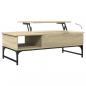 Preview: Couchtisch Sonoma-Eiche 100x50x35 cm Holzwerkstoff und Metall