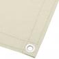 Preview: Balkon-Sichtschutz Creme 75x800 cm 100 % Polyester-Oxford