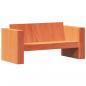 Preview: 2-tlg. Garten-Lounge-Set Wachsbraun Massivholz Kiefer