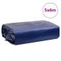 Preview: Abdeckplane Blau 5x6 m 650 g/m²