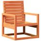 Preview: 3-tlg. Garten-Lounge-Set Wachsbraun Massivholz Kiefer