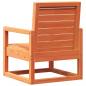 Preview: 3-tlg. Garten-Lounge-Set Wachsbraun Massivholz Kiefer