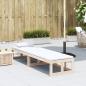 Preview: 2-in-1 Gartensofa Verlängerbar Massivholz Kiefer