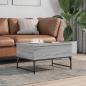 Preview: Couchtisch Grau Sonoma 70x50x40 cm Holzwerkstoff und Metall