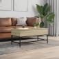 Preview: Couchtisch Sonoma-Eiche 100x50x45 cm Holzwerkstoff und Metall