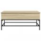 Preview: Couchtisch Sonoma-Eiche 100x50x45 cm Holzwerkstoff und Metall