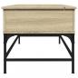 Preview: Couchtisch Sonoma-Eiche 100x50x45 cm Holzwerkstoff und Metall