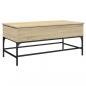 Preview: Couchtisch Sonoma-Eiche 100x50x45 cm Holzwerkstoff und Metall