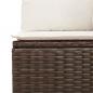 Preview: 8-tlg. Garten-Sofagarnitur mit Kissen Braun Poly Rattan