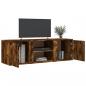 Preview: TV-Schrank Räuchereiche 120x34x37 cm Holzwerkstoff