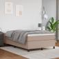 Preview: Boxspringbett Matratze Cappuccino-Braun 120x190 cm Kunstleder