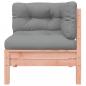 Preview: Gartensofa mit Kissen und Hocker 2-Sitzer