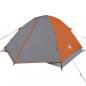 Preview: Kuppel-Campingzelt 3 Personen Orange Wasserdicht