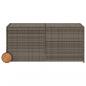 Preview: Gartentruhe mit Rollen Grau 283L Poly Rattan