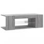 Preview: TV-Schrank mit LED-Leuchten Grau Sonoma 90x39x30 cm