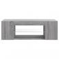 Preview: TV-Schrank mit LED-Leuchten Grau Sonoma 90x39x30 cm