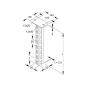 Preview: Niedax HU5050/2000 Hängestiel, U-Profil, 50x50x2005mm, Stahl, feuerverzinkt