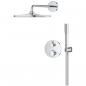 Preview: GROHE Precision Thermostat Duschsystem, Quickfix, Unterputz, mit Vitalio Rain Mono 310, chrom (34880000)