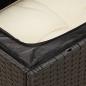 Preview: Garten-Ecksofa mit Kissen Schwarz Poly Rattan