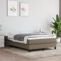 Preview: Boxspringbett mit Matratze Taupe 120x190 cm Stoff