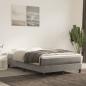 Preview: Boxspringbett mit Matratze Hellgrau 120x190 cm Samt