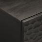 Preview: Couchtisch Schwarz 80x50x40 cm Massivholz Mango