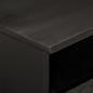 Preview: Couchtisch Schwarz 80x54x40 cm Massivholz Mango