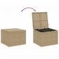 Preview: Gartentruhe Beige 291L Poly Rattan