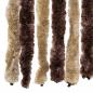 Preview: Fliegenvorhang Beige und Hellbraun 100x230 cm Chenille