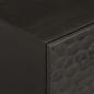 Preview: Nachttische 2 Stk. Schwarz 40x33x46 cm Massivholz Mango