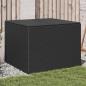 Preview: ARDEBO.de - Gartentruhe Schwarz 291L Poly Rattan