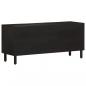 Preview: TV-Schrank Schwarz 105x33x46 cm Massivholz Mango