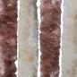 Preview: Fliegenvorhang Beige und Hellbraun 100x200 cm Chenille