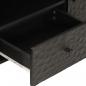 Preview: TV-Schrank Schwarz 105x33x46 cm Massivholz Mango