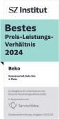 Preview: Beko BU1104N Unterbau Kühlschrank ohne Gefrierfach, Nischenhöhe 82 cm, 130 L, Festtürtechnik, Türanschlag wechselbar, LED Illumination, weiß